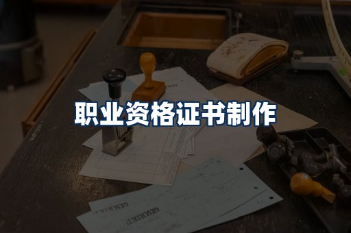 职业资格展示